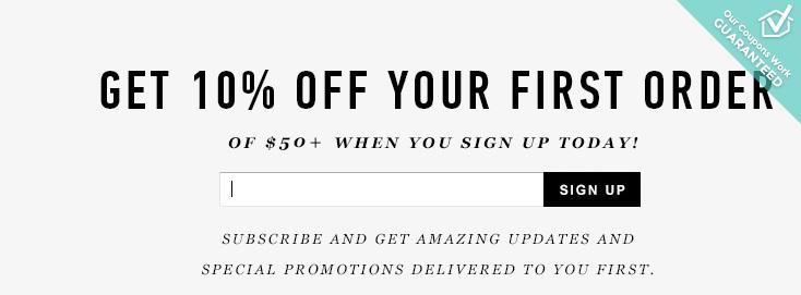 10% off when you spend 50  sign up for Forever21's email