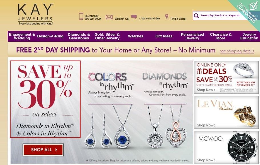 Kay Jewelers Promotional Codes