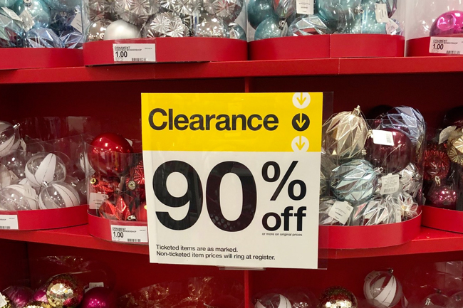 50% off Christmas Clearance at TJMaxx