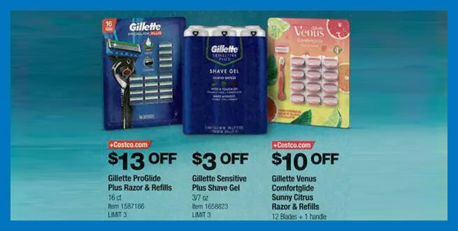 Gillette Coupon: $3 Off → December 2023