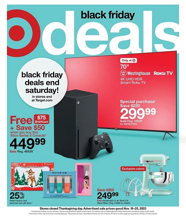 New Ad! The 2023 Target Black Friday Sale Ad 