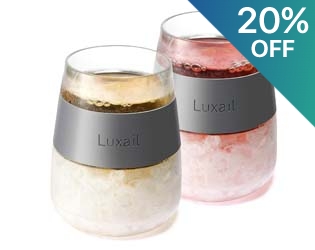 2ct Insulated Freezer Wine Glasses