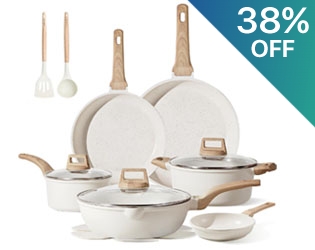 Carote 16pc Nonstick Cookware Set