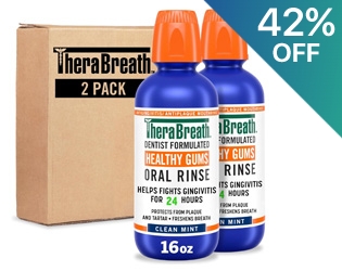 TheraBreath Healthy Gums Mouthwash 2pk