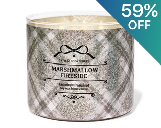 Marshmallow Fireside 3-Wick Candle