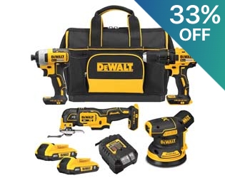 DeWalt 20V Max 4-Tool Combo Kit