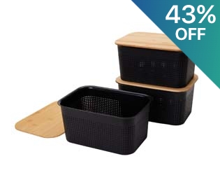 Bombay 3pc Perforated Organizer Set