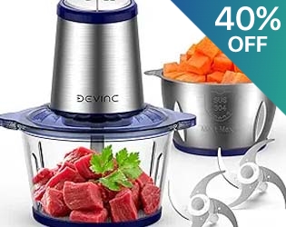Electric Food Chopper & Bowl Set
