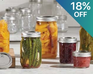 Ball 16oz Glass Mason Jar 12pk