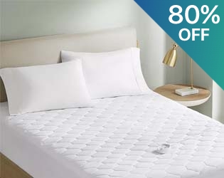Serta Heated Cotton Mattress Pad