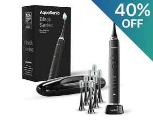 Aquasonic Black Series Electric Toothbrush