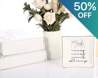 Friendship Ceramic Jewelry Dish