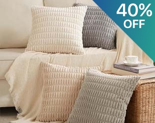 18x18 Decorative Throw Pillow Cover 4pk