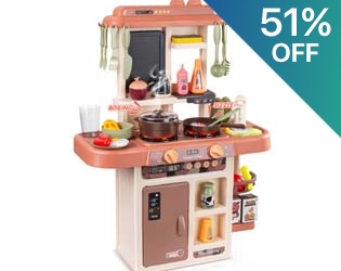 Toddler 42pc Play Kitchen Set