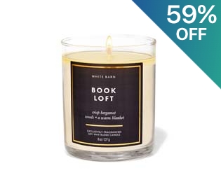 White Barn Book Loft Single-Wick Candle