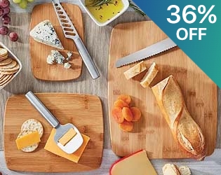 The Big One 3pc Bamboo Cutting Board Set