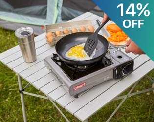 Coleman Portable Tabletop Butane Gas Stove