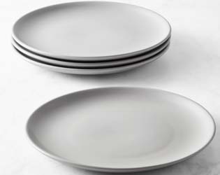4ct Matte Coupe Dinner Plates