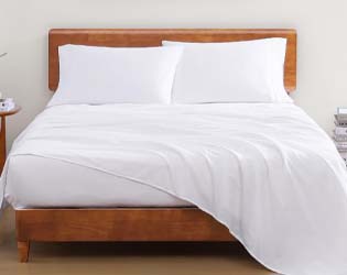 Lane Linen Queen Organic Cotton Sheets