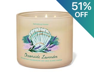 Oceanside Lavender 3-Wick Candle