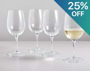 Bistro White Wine Glass 4pk