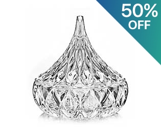 Godinger Hershey's Kiss Crystal Candy Dish