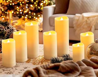12ct Remote-Controlled Flameless Candles