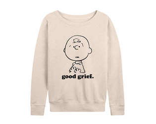 Peanuts Charlie Brown Good Grief Long-Sleeved Tee