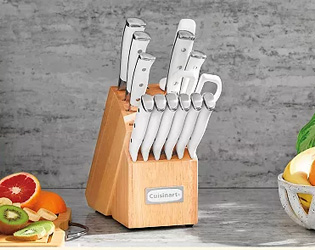 Cuisinart Triple Rivet 15pc Knife Block Set