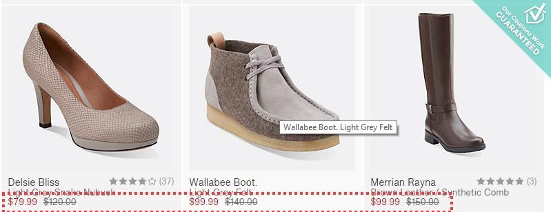 Clarks in discount coupon