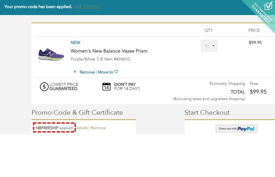 new balance coupon code online