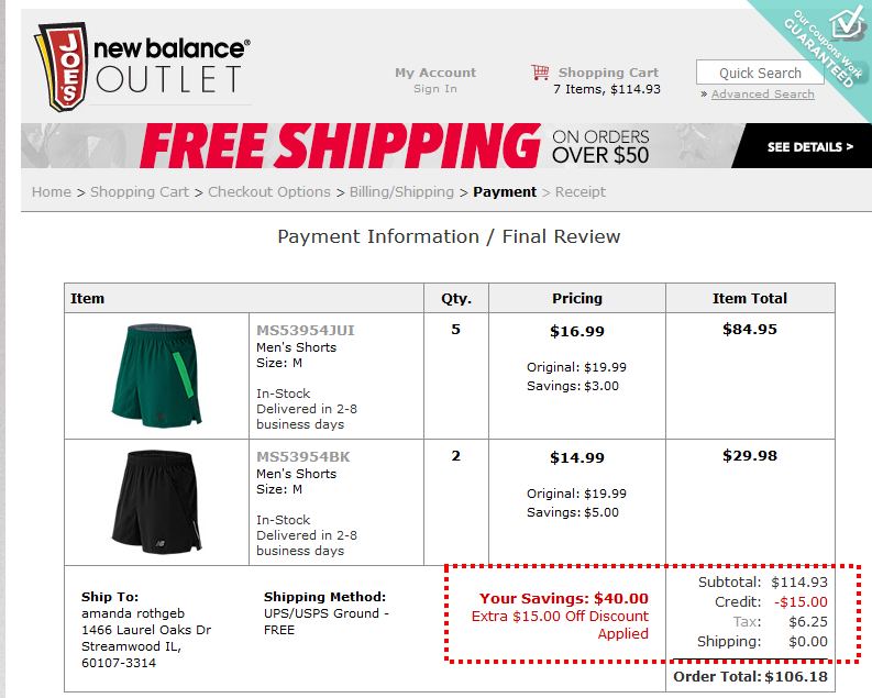 new balance coupon november 2017