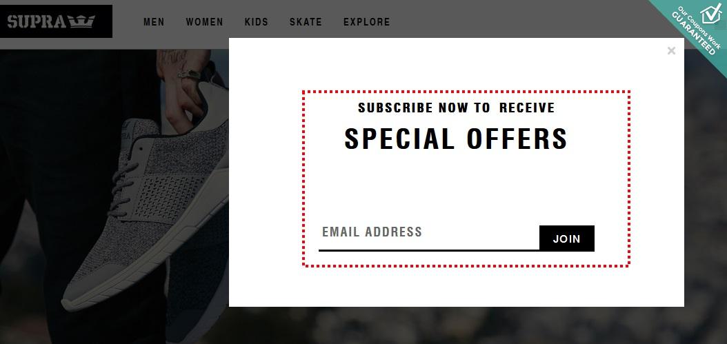 Supra coupon code