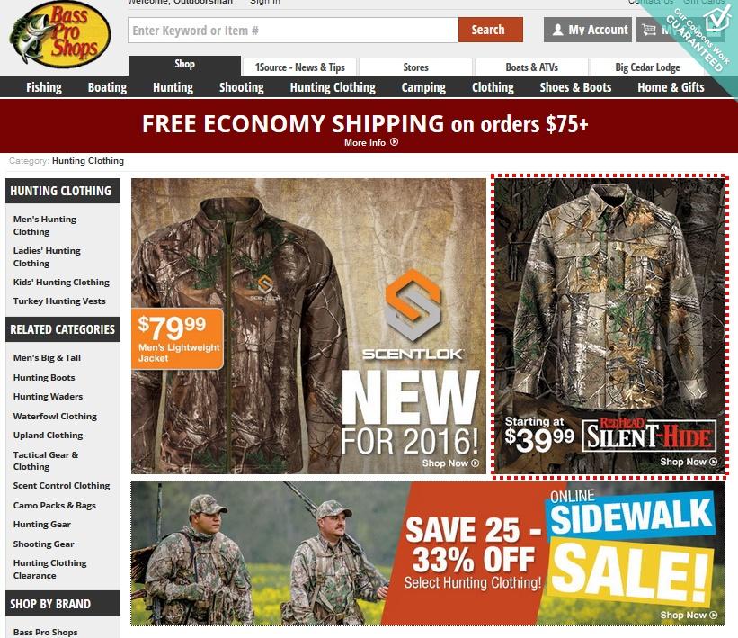 Bass Pro Shops Coupons - 2016 Top Promo Code: 17% Off