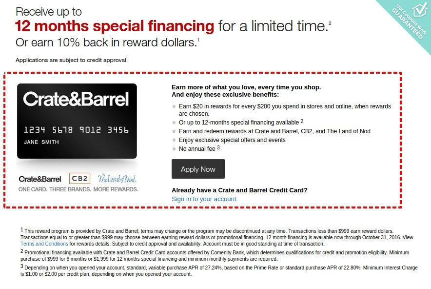 Coupon Code Crate And Barrel Free Shipping Holiday Gas