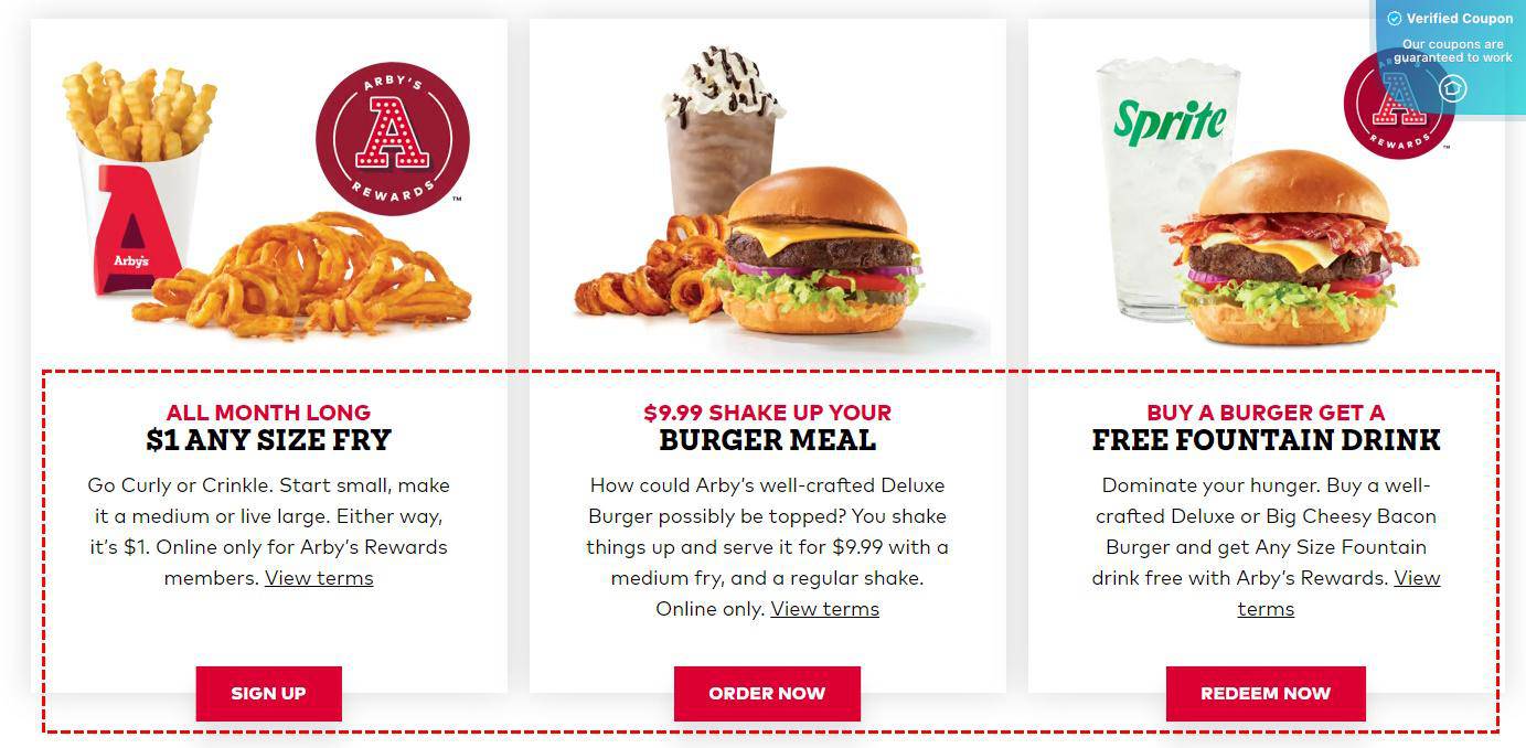 25 Off Arby's Coupons & Coupon Codes January 2025