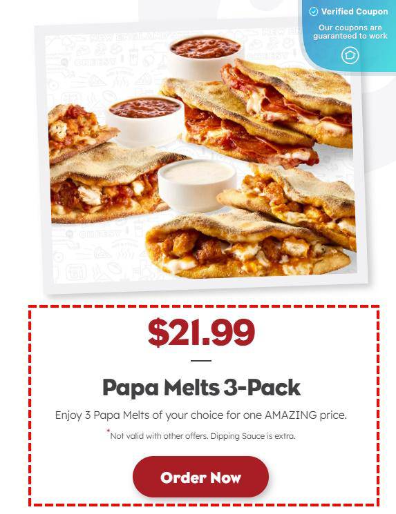 20% Off Papa Gino's Coupons &amp; Coupon Codes - February 2025