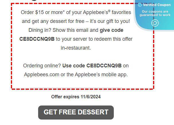$10 Off Applebees Coupons & Coupon Codes - November 2024