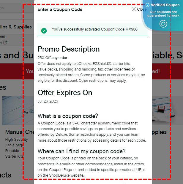 25 Off Deluxe Checks Coupons & Discount Codes November 2024
