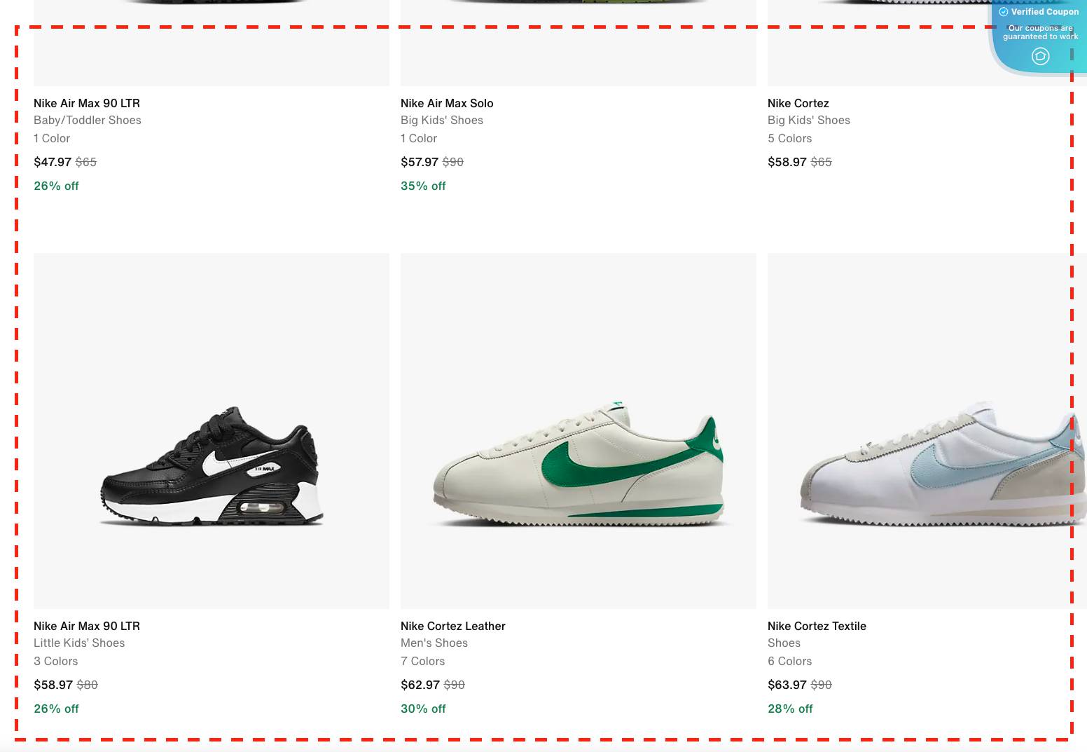 nike coupons that work