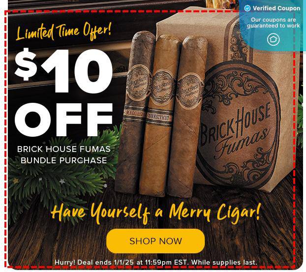 20% Off Thompson Cigar Coupons - November 2024