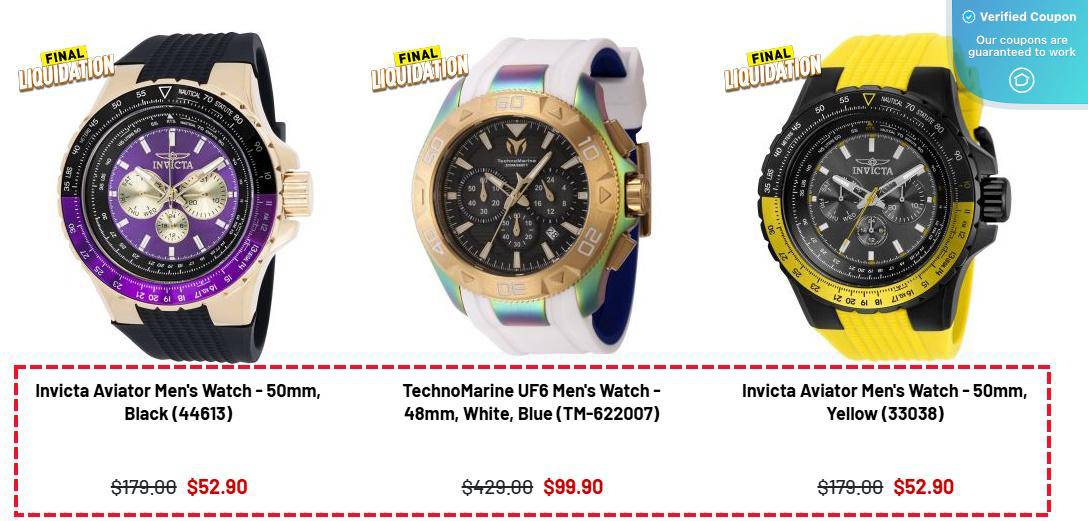 20 Off Invicta Coupons & Promo Codes January 2025
