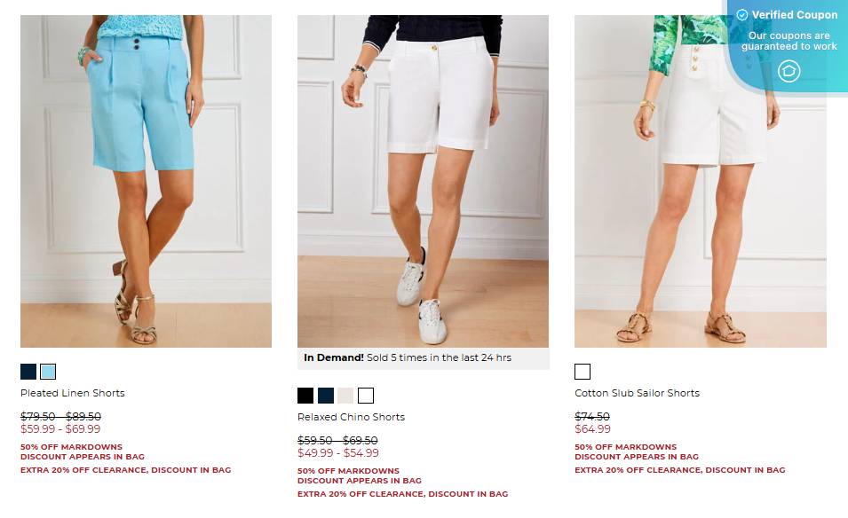 50% Off Talbots Coupons &amp; Promo Codes - December 2024