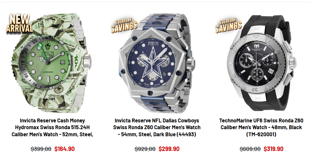20 Off Invicta Coupons & Promo Codes January 2025