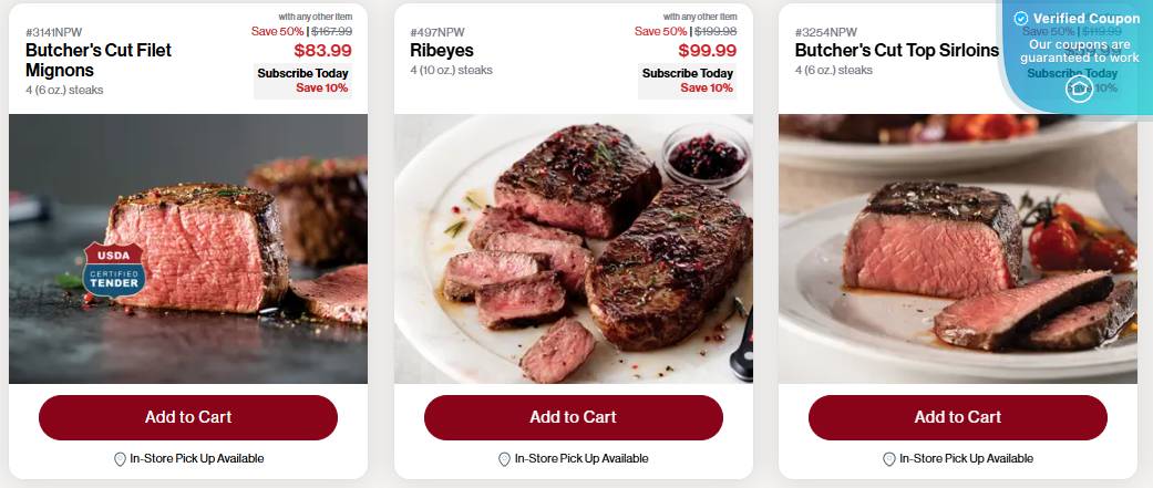 50% Off Omaha Steaks Coupons &amp; Promo Codes - March 2025