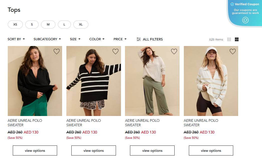 50% Off Aerie Coupons &amp; Promo Codes - February 2025