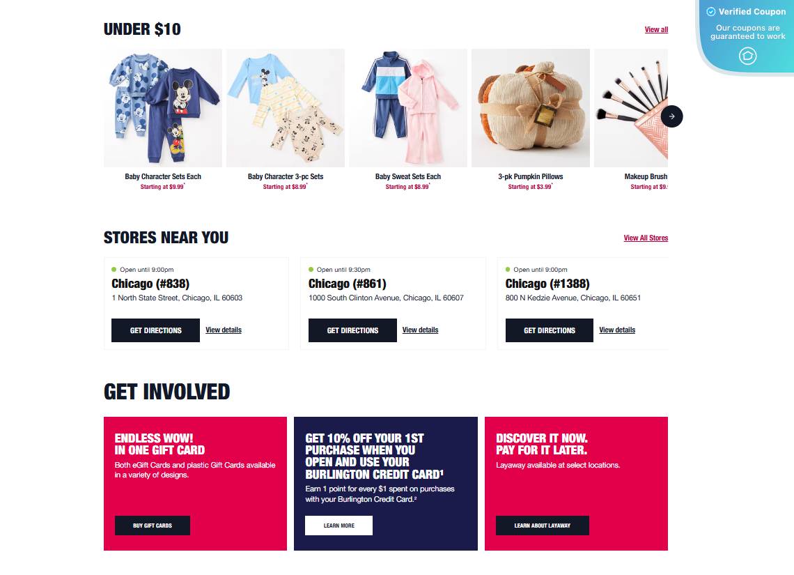 10 Off Burlington Coat Factory Coupons & Discounts April