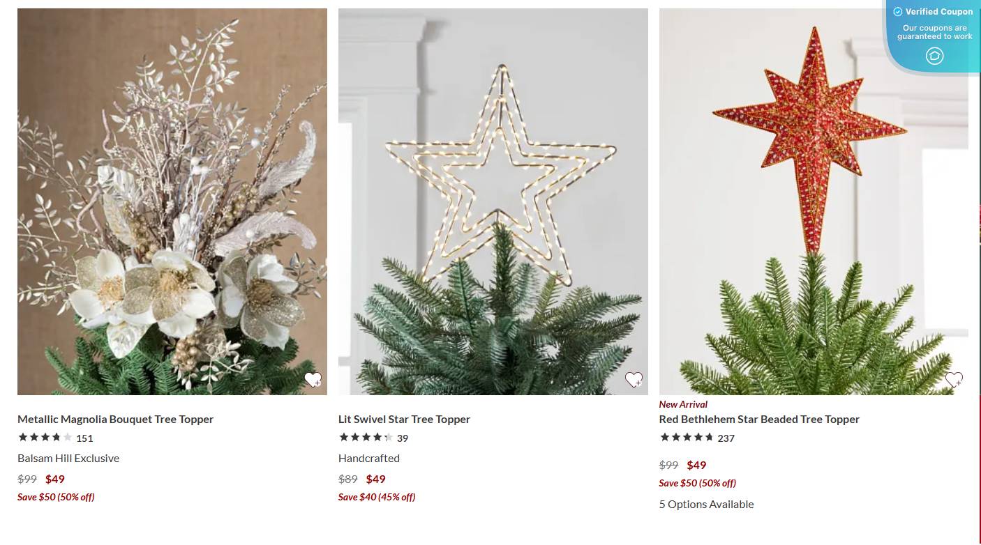 20% Off Balsam Hill Coupons & Coupon Codes - January 2025 - Coupon Codes Balsam Hill Christmas Trees
