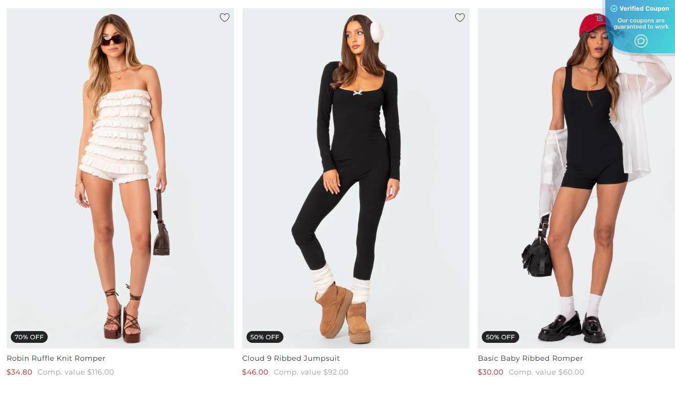 30% Off Edikted Coupons & Coupon Codes - January 2025