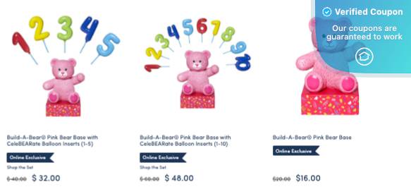 30% Off Build-A-Bear Coupons - January 2025